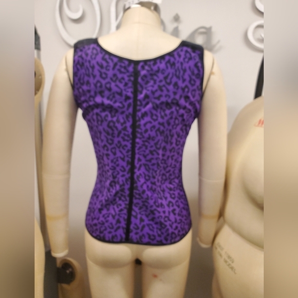 Purple - Columbian Waist Trainer - Corset - Sz M - Waistline 27.5 to 29 in - Picture 4 of 5